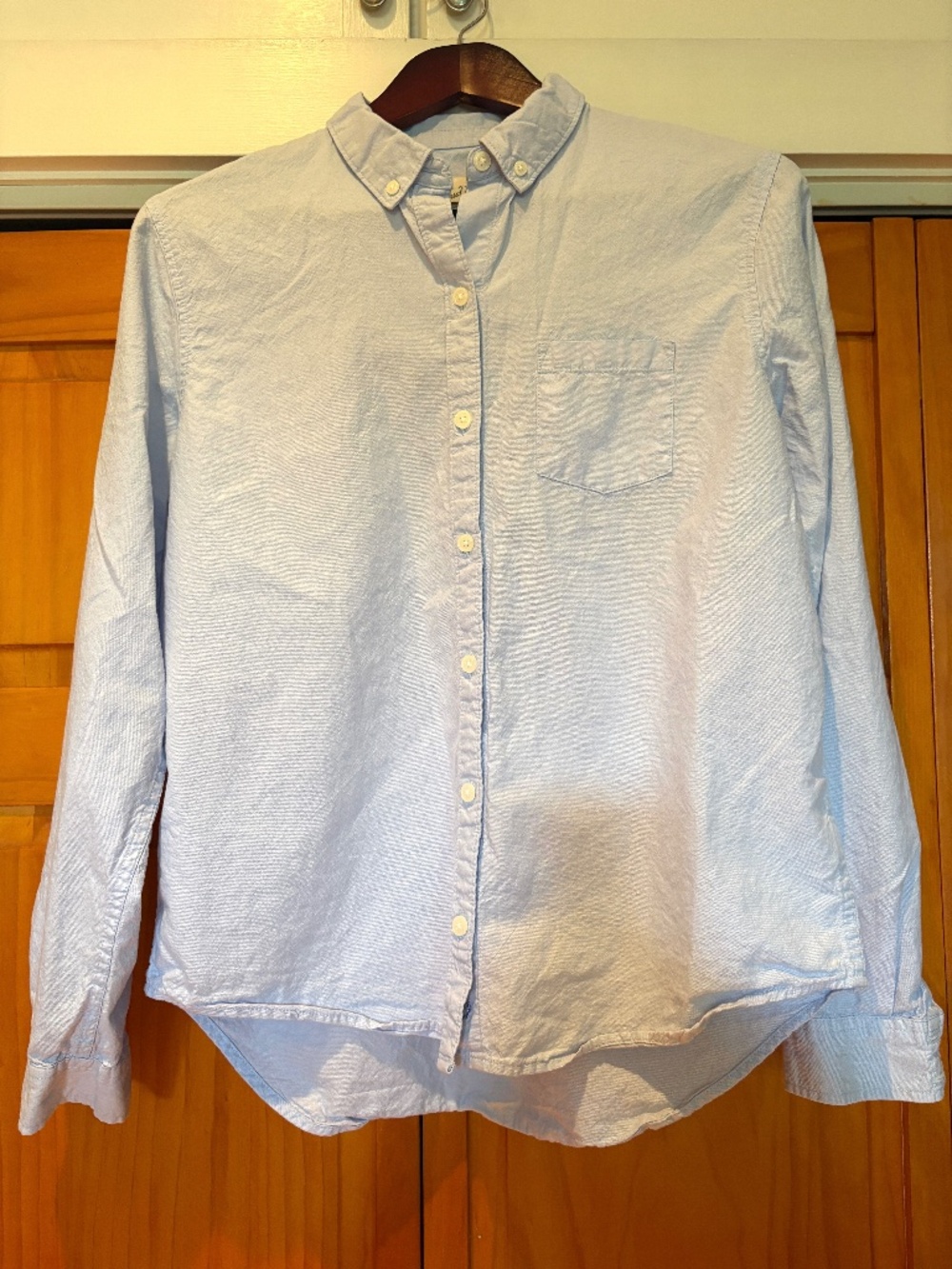 Universal Thread Camden Blue Button Down Shirt Medium 100% Cotton
